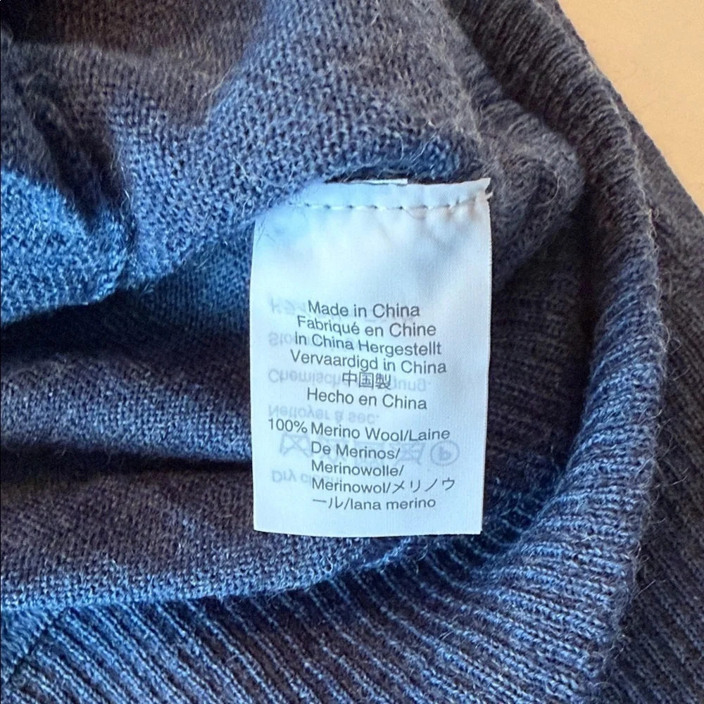 J. Crew Men's Blue Zip-Up Sweater NWT